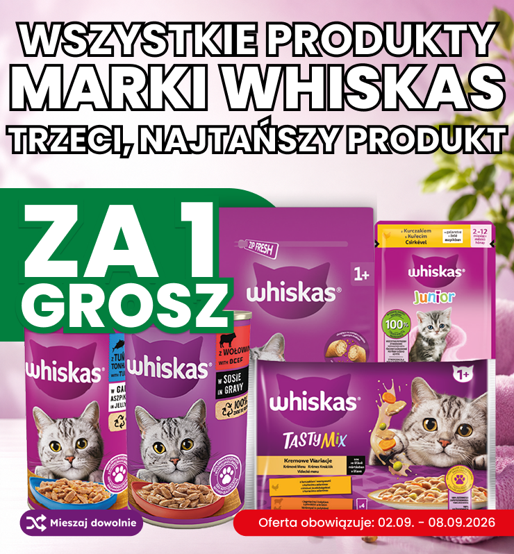 WSZYSTKIE_PRODUKTY_MARKI_WHISKAS_TRZECI_NAJTAŃSZY_PRODUKT_ZA_1_GROSZ