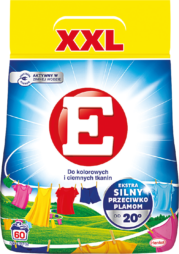 Proszek do prania E kolor 60p 3,3kg widok główny