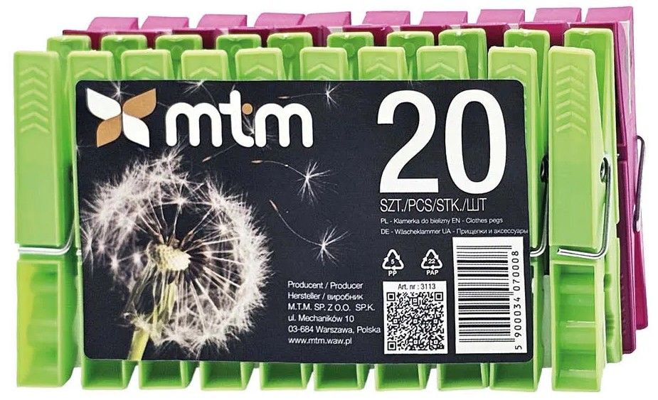 Klamerki do bielizny MTM 20szt. widok 3