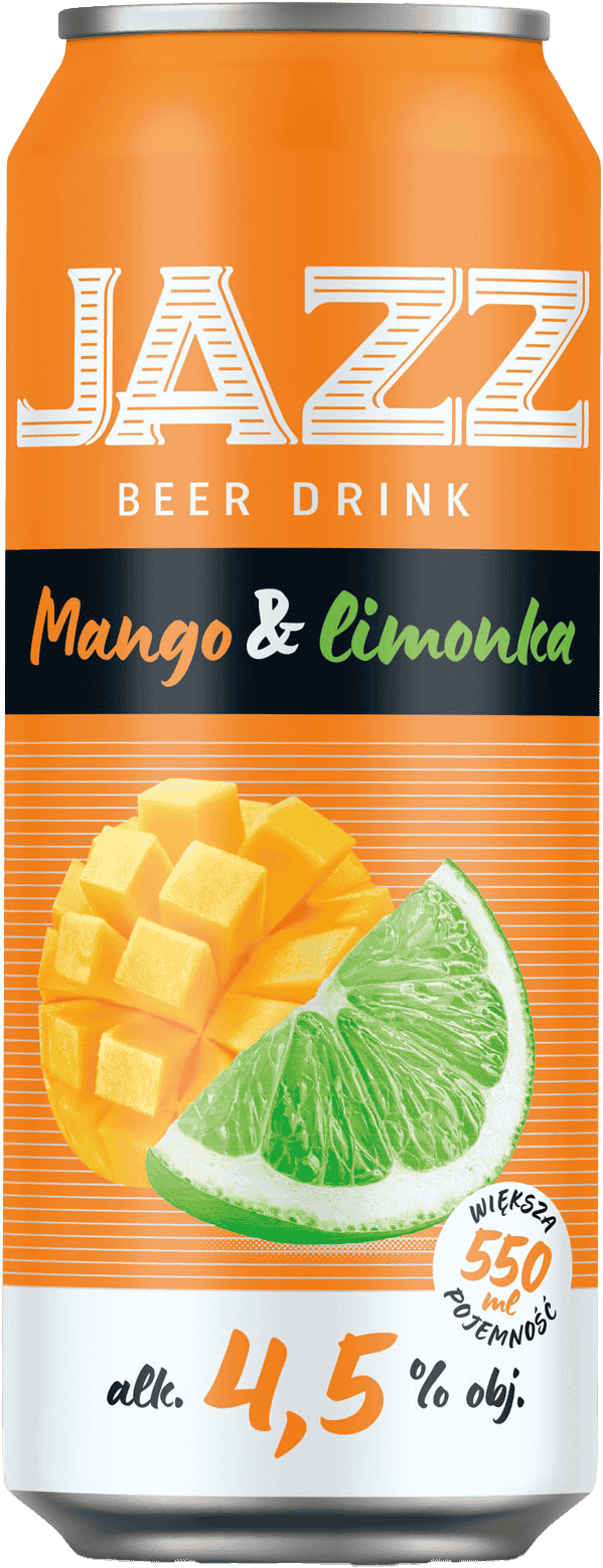 Piwo Jazz mango limonka 0,55l 4,5% puszka widok 1