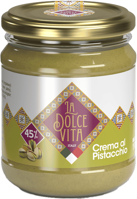 Krem pistacjowy 45% La Dolce Vita 190g widok 1