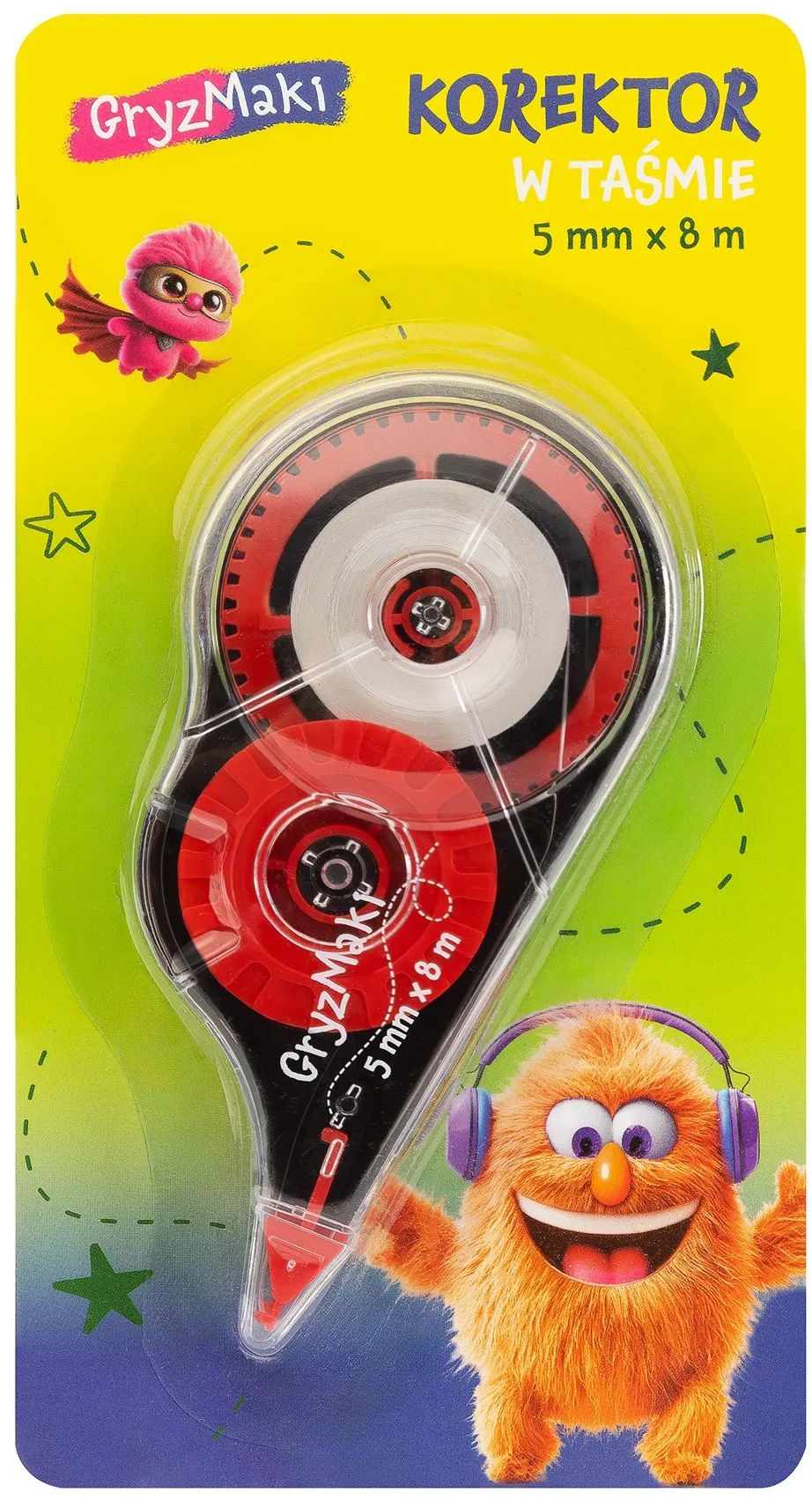 Zdjęcie produktu - Korektor w taśmie Gryzmaki 5mmx8m SZ26