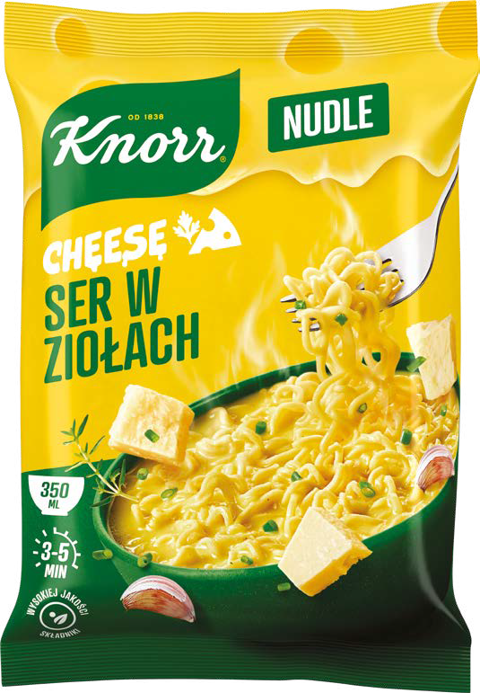 Zupa nudle ser w ziołach Knorr 61g widok 1