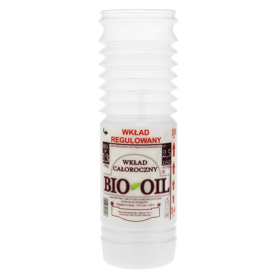 Wkład olejowy regulowany BIO13 Płomyk 165g 2,5dnia widok 1