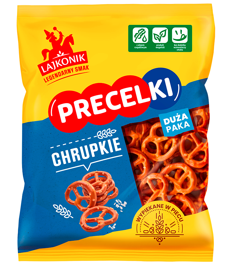 Precelki chrupkie Lajkonik 180g widok główny