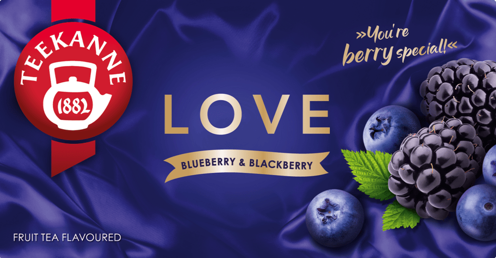 Herbatka owoc Love blue blackbe Teekanne 20x2,25g widok 1