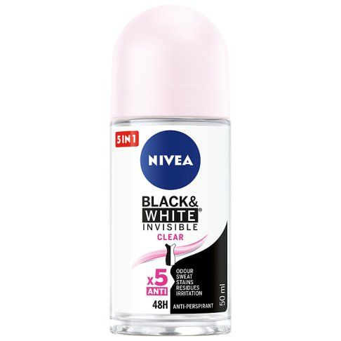 Antyperspirant roll-on D B&W inv Clear Nivea 50ml widok 1