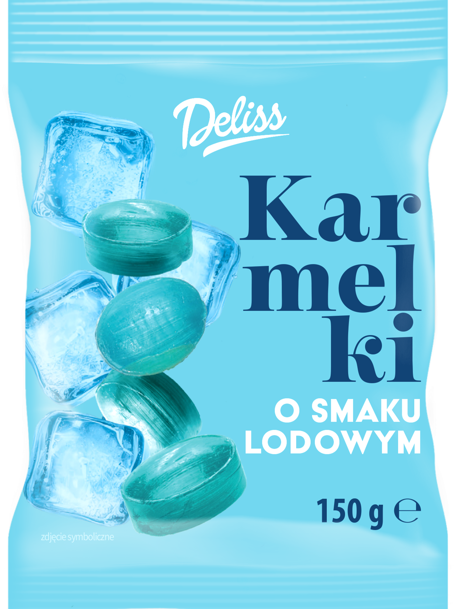 Cukierki karmelki o smaku lodowym Deliss 150g widok 1