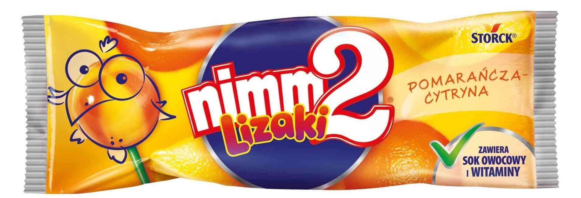 Lizak owocowy sok i witaminy Nimm2 10g mix widok 1