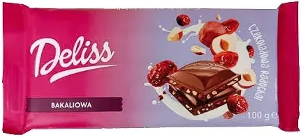 Czekolada bakaliowa Deliss 100g widok 1
