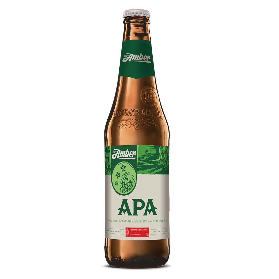 Piwo Amber APA 0,5l 5,2% but. bzzw. widok 1