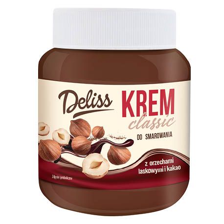Krem kakaowo orzechowy Deliss 400g widok 1