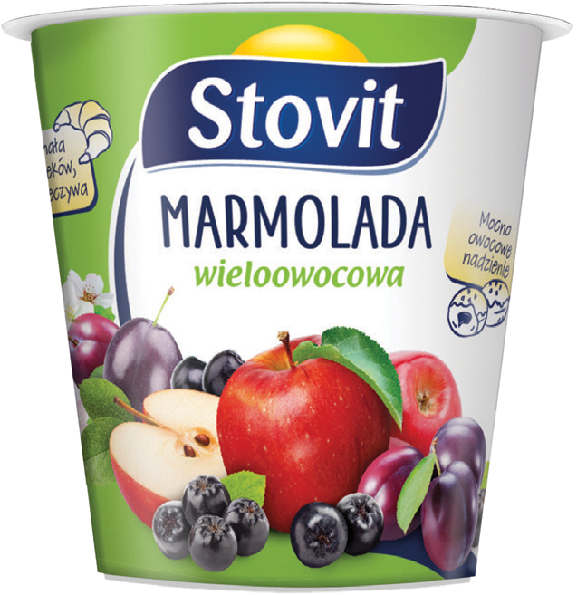 Marmolada wieloowocowa Stovit 600g widok 1