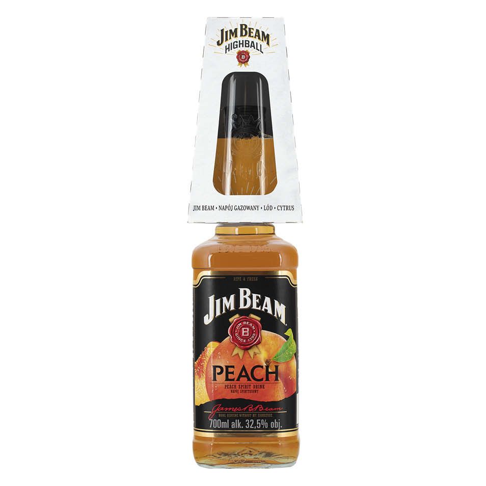 Napój spirytusowy Jim Beam peach 0,7l 32,5% widok główny