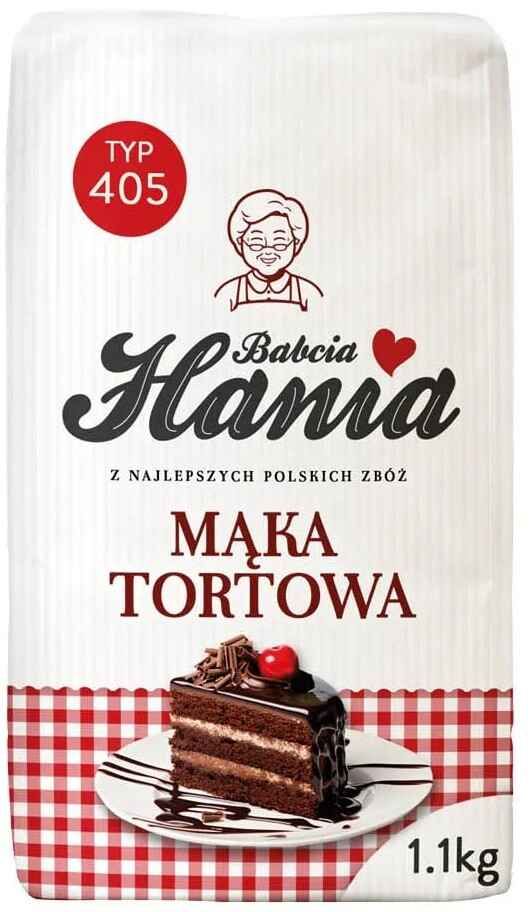 Mąka tortowa typ 405 Babcia Hania 1,1kg widok główny 