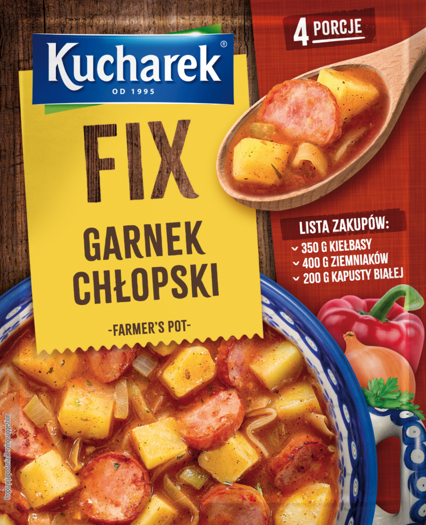 Fix garnek chłopski Kucharek 40g widok 1