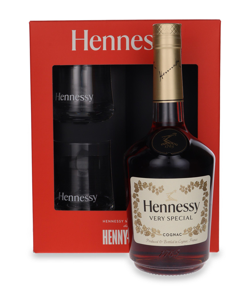 Koniak Hennessy Very Special 0,7l 40% + 2 szklanki