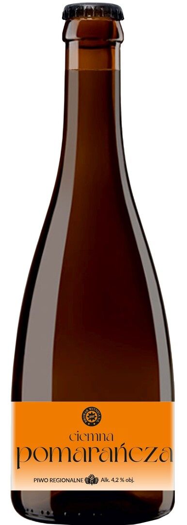 Piwo ciemna pomar. Witnica 375ml 4,2% but. bzzw. widok 1
