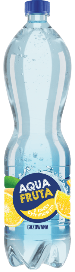 Napój gaz. o sm. cytrynowym Aqua Fruta 1,5l widok 1