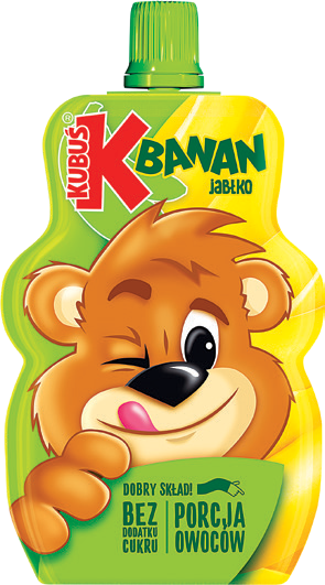 Mus jabłko banan Kubuś 100g widok 1
