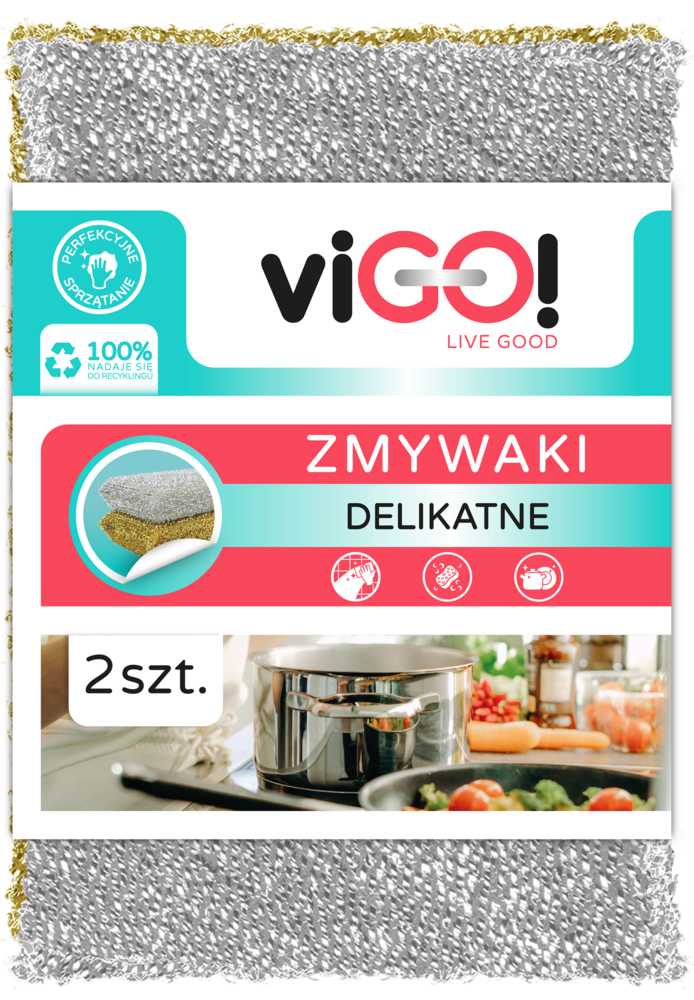 Zmywaki delikatne Vigo! 2szt widok 1