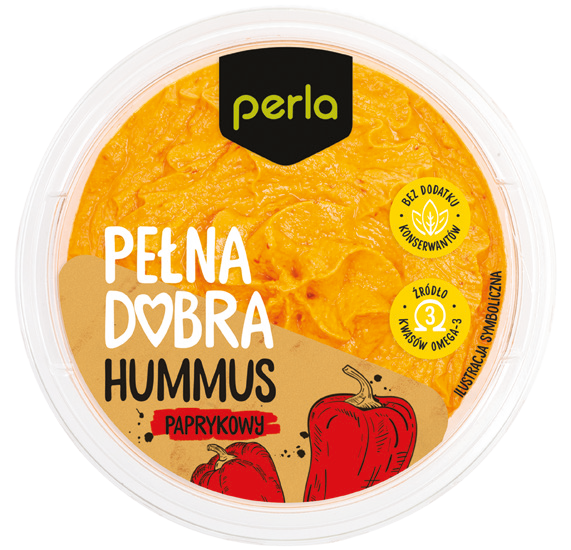 Hummus Perla 160g mix widok główny
