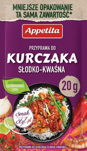 Przyprawa do kurczaka słodko kwaśna Appetita 20g widok 1