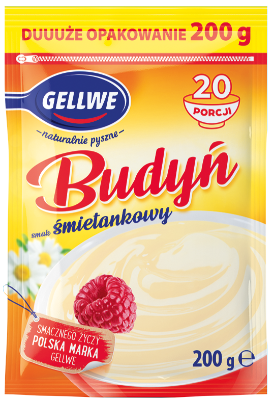 Budyń śmietankowy Gellwe 200g widok 1