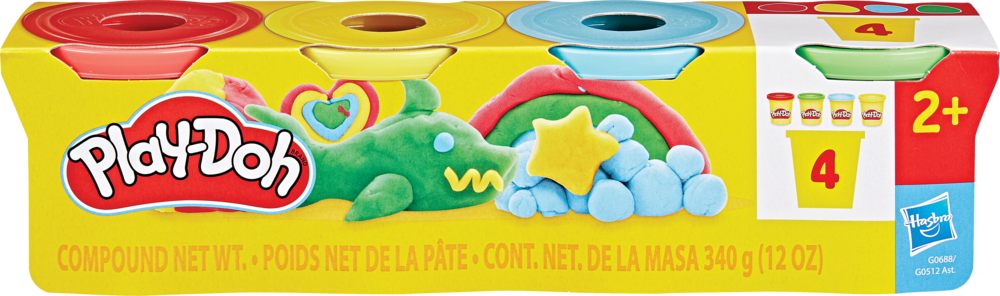Zabawka ciastolina Playdoh 4-pak widok 1