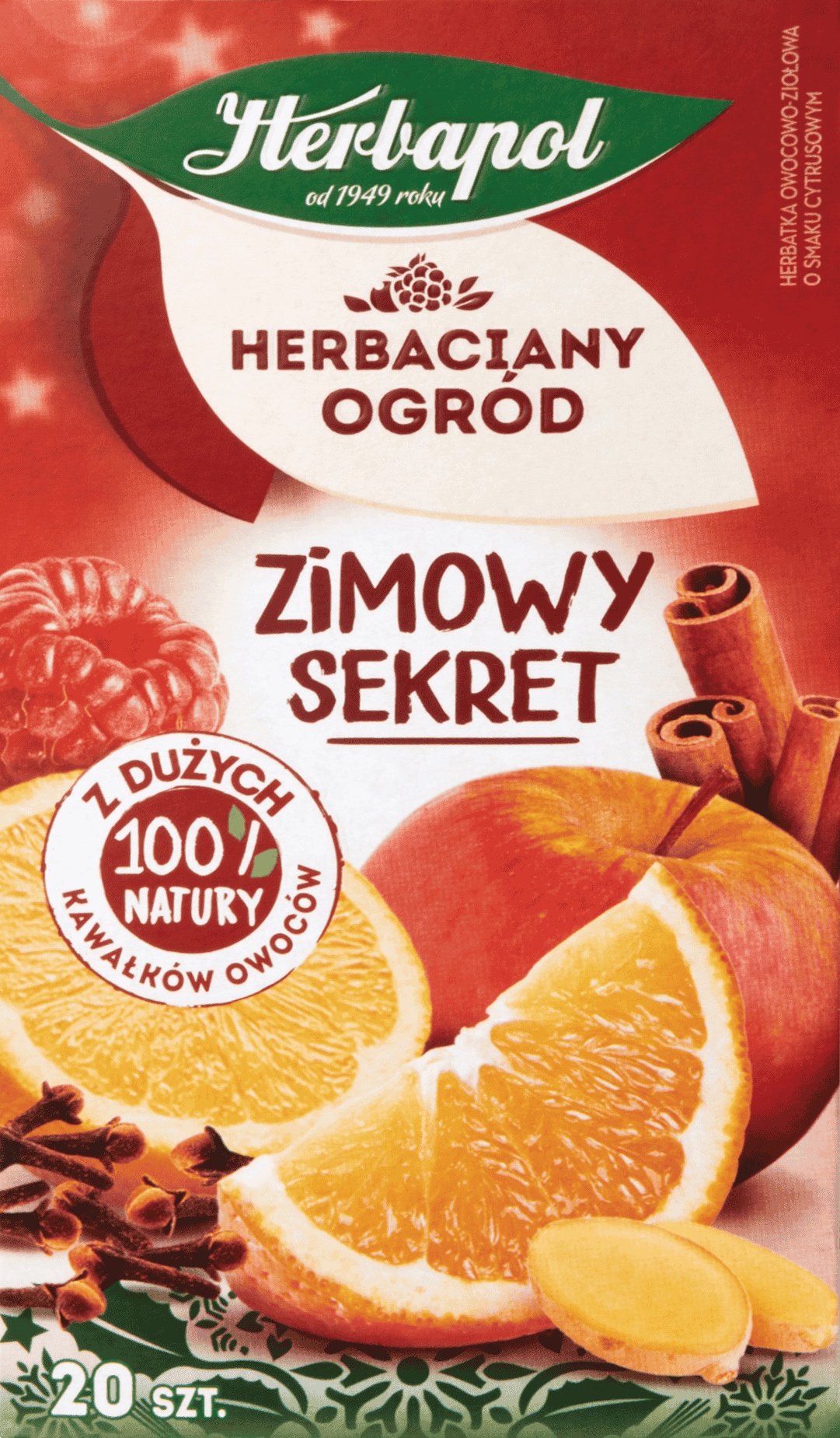 Herbata zimowy sekret Herbapol 20x3g widok 1
