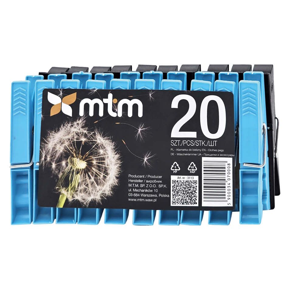 Klamerki do bielizny MTM 20szt. widok 1