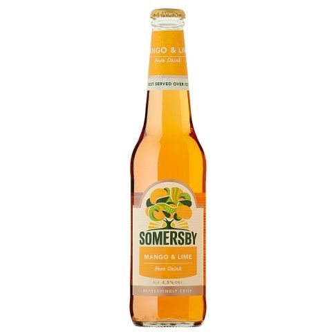 Napój piwny Somersby man lim 400ml 4,5% but. bzzw. widok 1