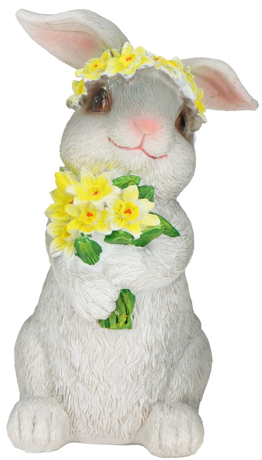 Figurka ogrodowa królik widok 1