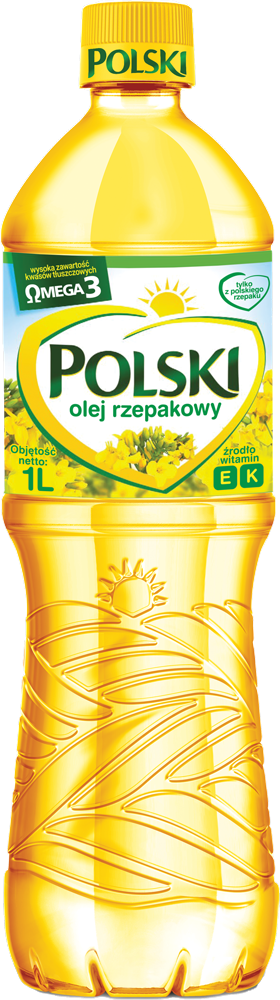 Olej rzepakowy Polski 1l widok główny 
