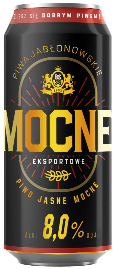 Piwo mocne eksportowe 0,5l 8% puszka widok 1