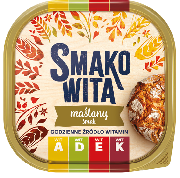 Margaryna Smakowita maślany smak 450g widok główny