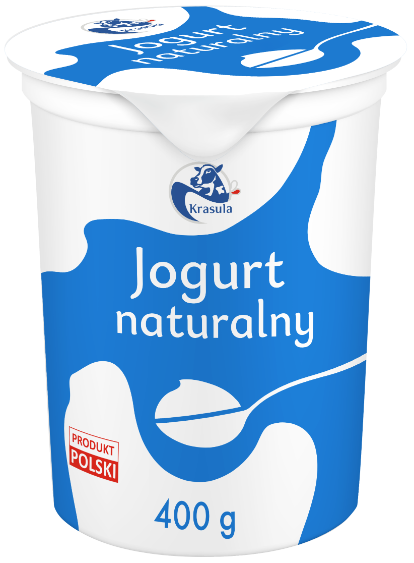Jogurt naturalny Krasula 400g widok 1