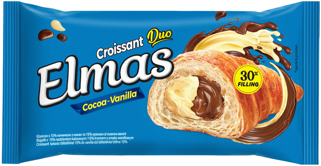 Rogal z nadz. kakaowo waniliowym Elmas 60g widok 1