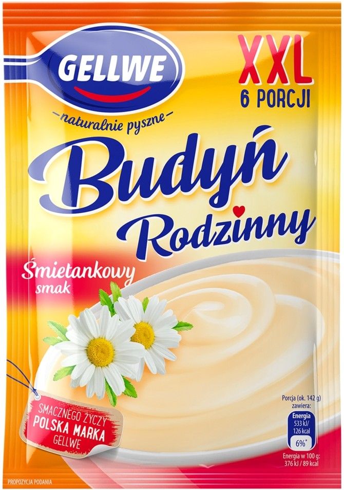 Budyń śmietankowy Gellwe 64g widok 1