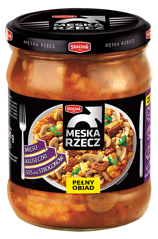 Kluseczki strogonow/makaron boloński 500g mix widok 1