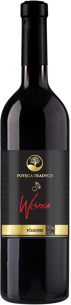 Wino Ps cz. wiśnia Potęga Tradycji 0,75l 13% widok 1