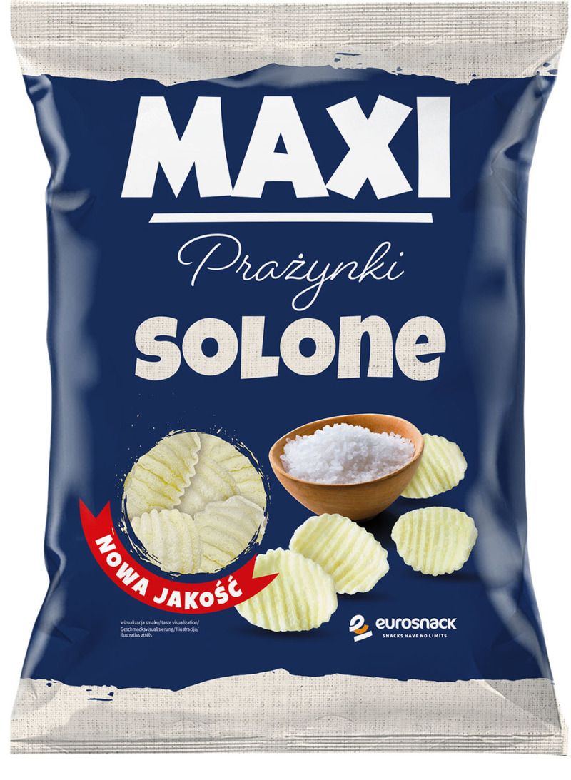 Prażynki Maxi solone Eurosnack 130g widok 1