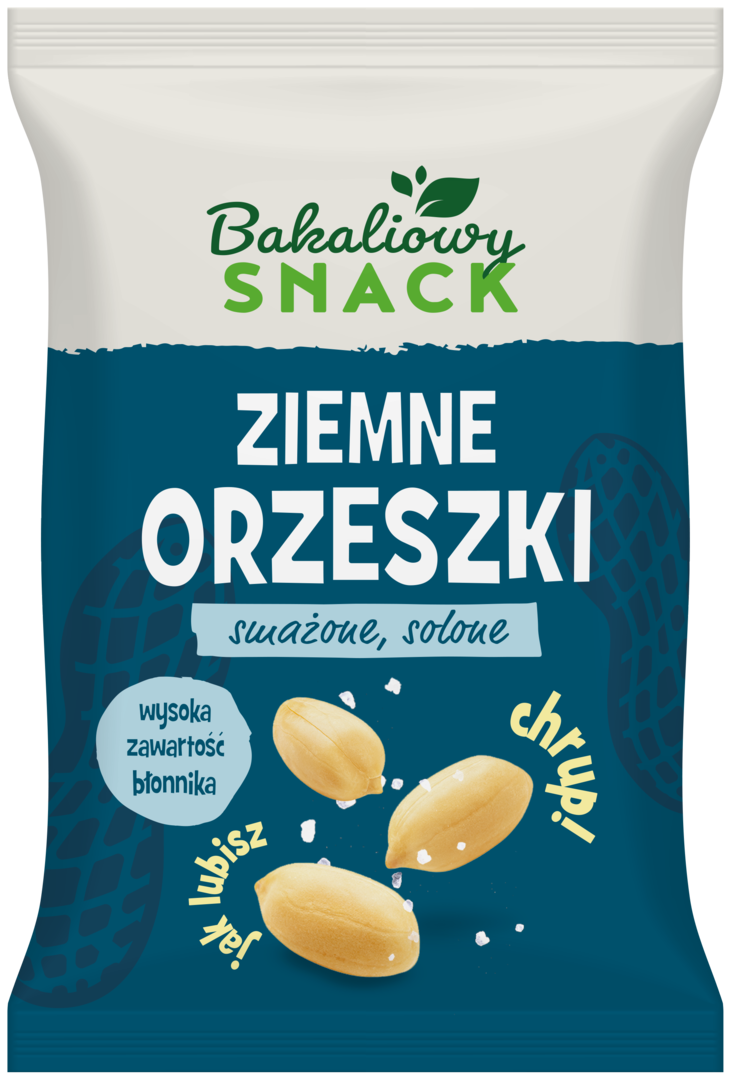 Orzeszki ziemne smażone solone Bakaliowy Snack 1kg widok główny