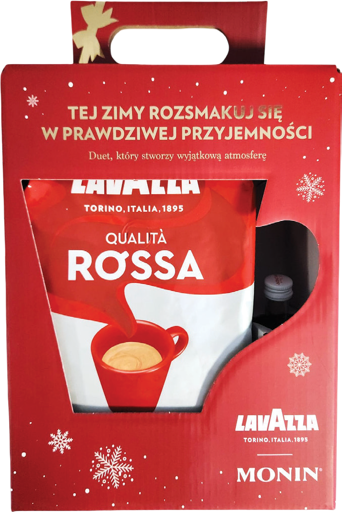 Kawa ziarnista Lavazza 1kg + syrop Monin 50ml widok 1