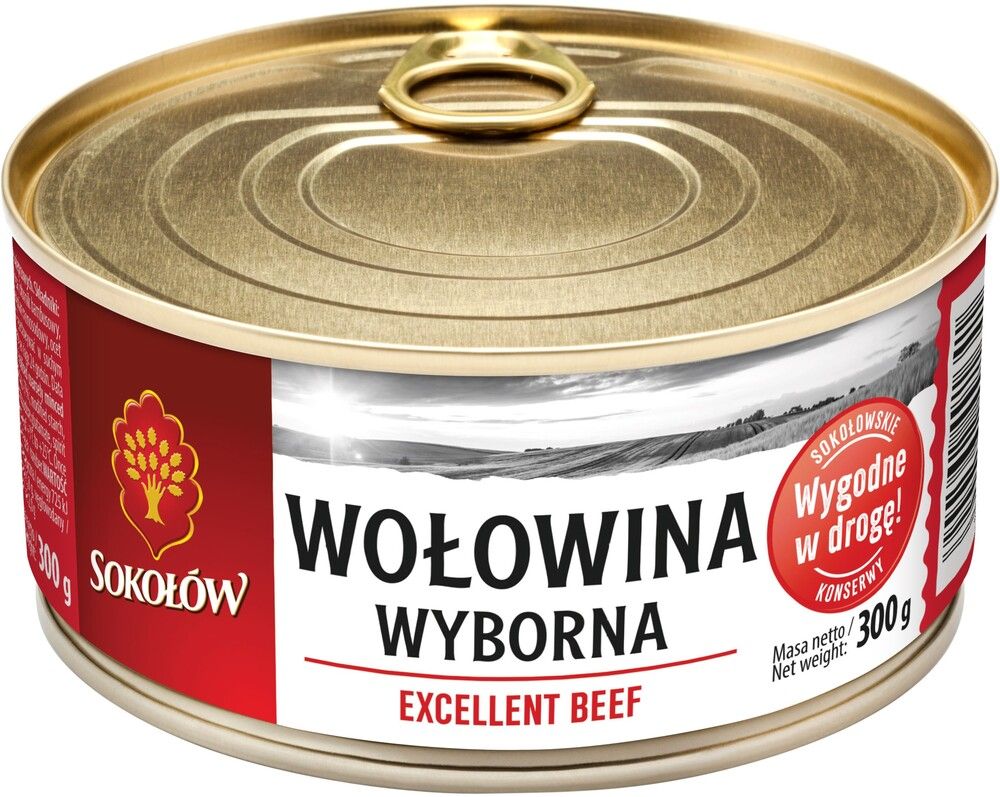 Wołowina wyborna Sokołów 300g widok 1