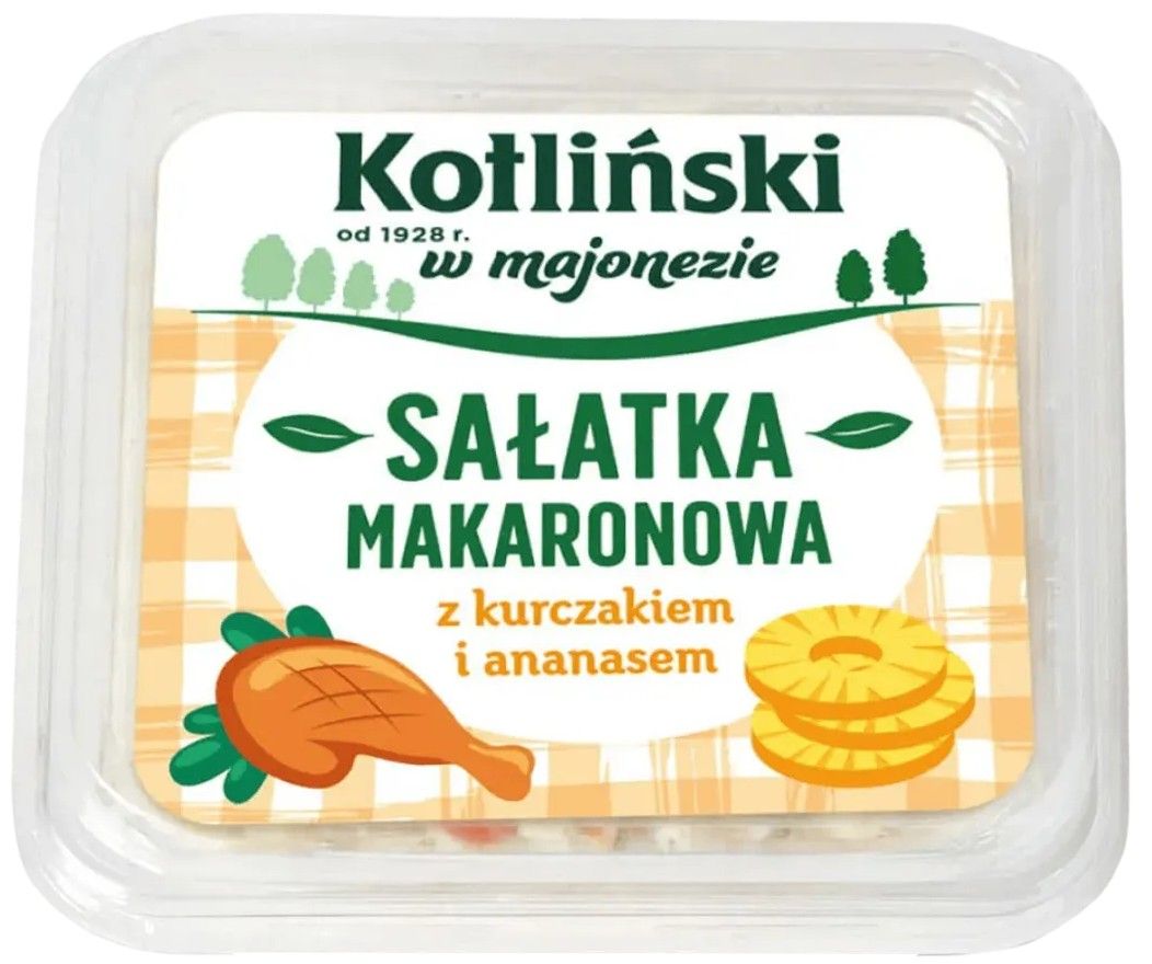 Sałatka makaronowa Kotliński 250g mix widok główny