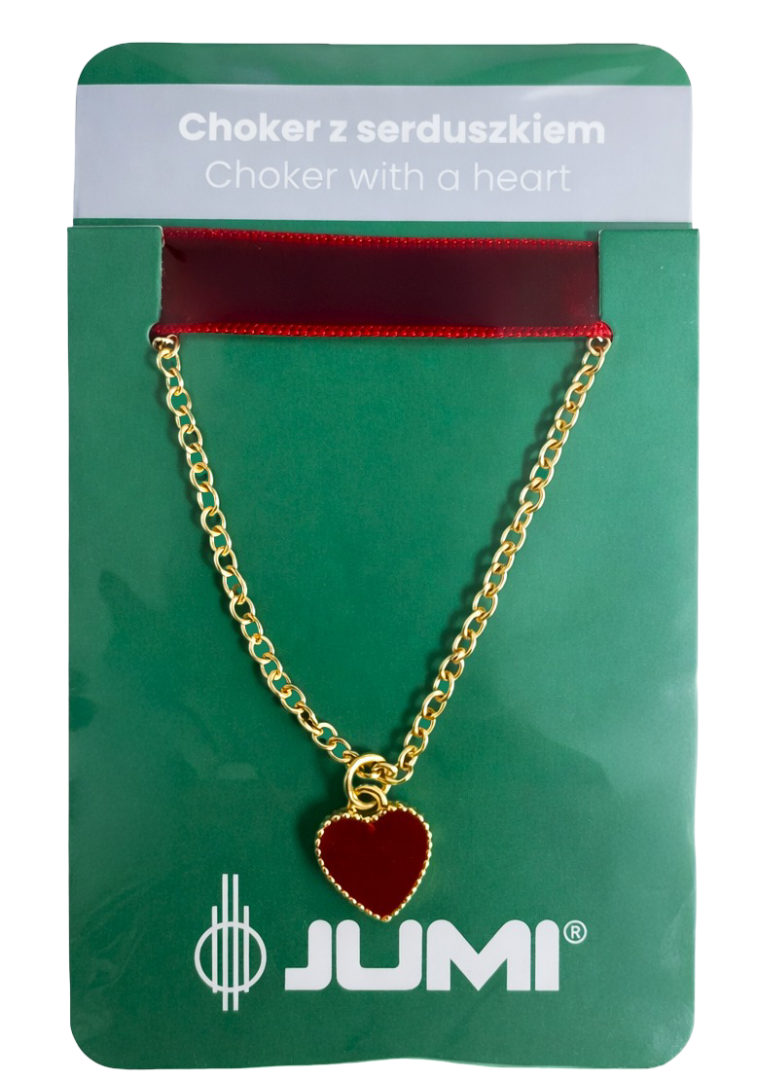 Naszyjnik/choker z serduszkiem mix widok 7