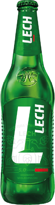 Piwo Lech premium 0,5l 5% but. zw. widok główny