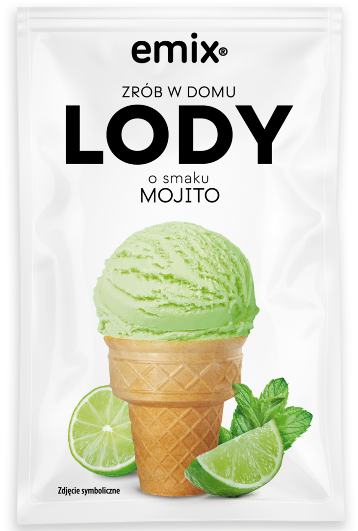 Lody o smaku mojito Emix 60g widok 1