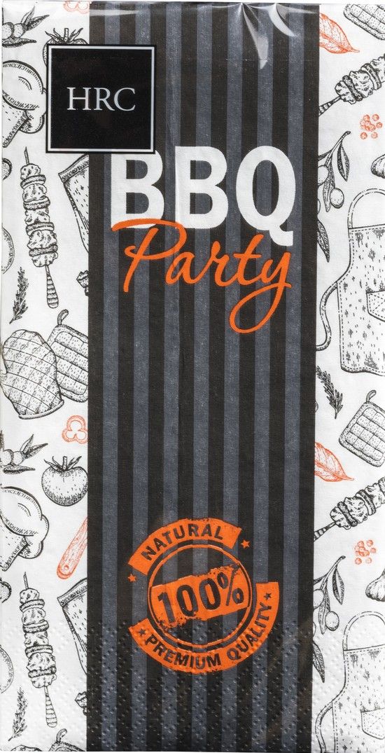 Serwetki bufet grillowe 40x40cm 10szt mix widok 2